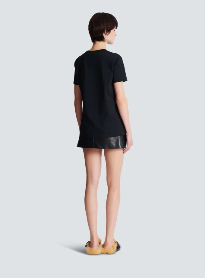 Short-sleeved Balmain Chain print T-shirt Short-sleeved Balmain Chain print T-shirt