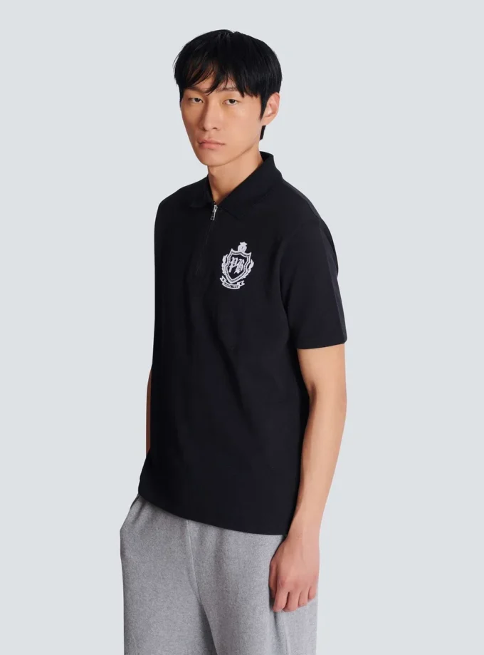 Short-sleeved College Emblem polo Short-sleeved College Emblem polo