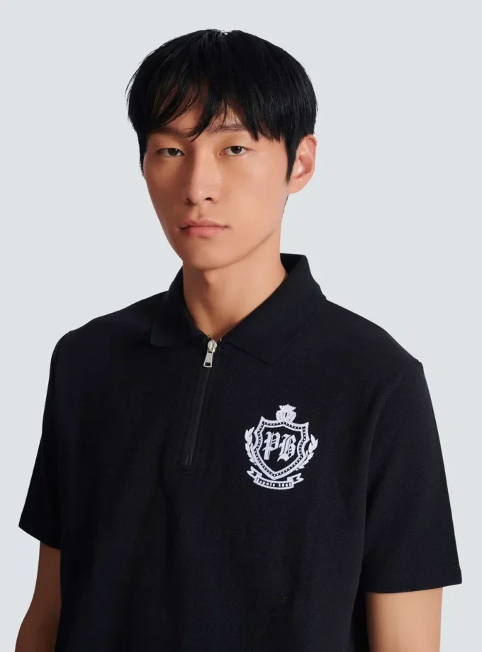 Short-sleeved College Emblem polo Short-sleeved College Emblem polo