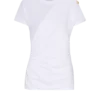 Short-sleeved draped jersey T-shirt