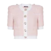 Short-sleeved knit cardigan Short-sleeved knit cardigan