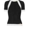 Short-sleeved knit top Short-sleeved knit top
