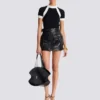 Short-sleeved knit top Short-sleeved knit top