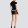 Short-sleeved knit top Short-sleeved knit top