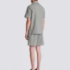 Short-sleeved Prince of Wales shirt
