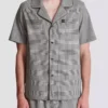 Short-sleeved Prince of Wales shirt