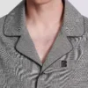 Short-sleeved Prince of Wales shirt