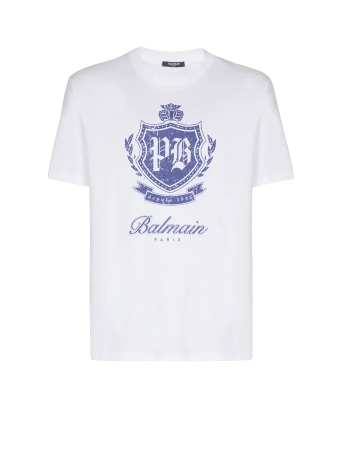 Short-sleeved T-shirt with College Emblem print