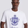 Short-sleeved T-shirt with College Emblem print
