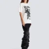 Short-sleeved T-shirt with leopard print Short-sleeved T-shirt with leopard print