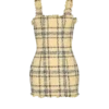 Short strappy dress in glitter tweed Short strappy dress in glitter tweed