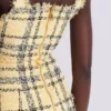 Short strappy dress in glitter tweed Short strappy dress in glitter tweed