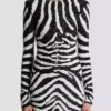 Short two-tone zebra sequin dress Short two-tone zebra sequin dress