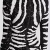 Short two-tone zebra sequin dress Short two-tone zebra sequin dress
