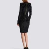 Short zebra-print velvet dress Short zebra-print velvet dress