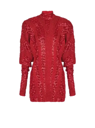 short zebra sequin dress 1 330x446 - Short zebra sequin dress