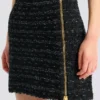 Short zipped tweed skirt Short zipped tweed skirt