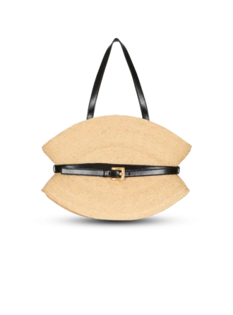 Shuffle Medium bag in raffia