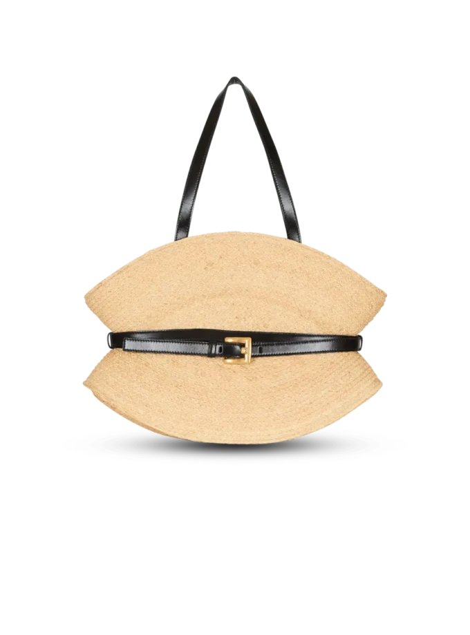 Shuffle Medium bag in raffia