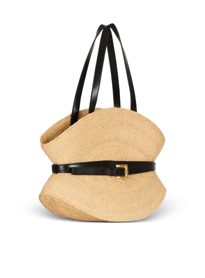 Shuffle Medium bag in raffia