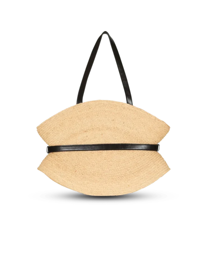 Shuffle Medium bag in raffia