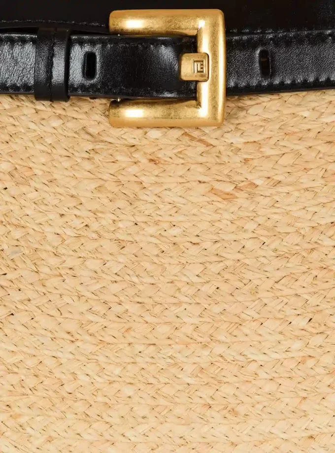 Shuffle Medium bag in raffia