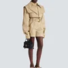 Shuffle Mini bag in calfskin and raffia Shuffle Mini bag in calfskin and raffia