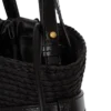 Shuffle Mini bag in calfskin and raffia Shuffle Mini bag in calfskin and raffia