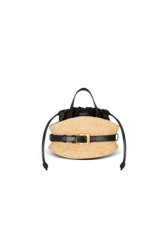 Shuffle Mini bag in raffia