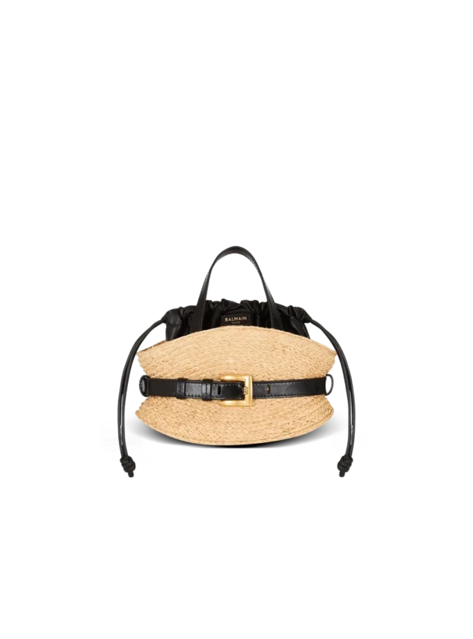 Shuffle Mini bag in raffia Shuffle Mini bag in raffia