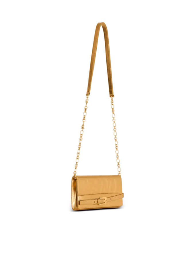 Shuffle wallet in lamé leather Shuffle wallet in lamé leather