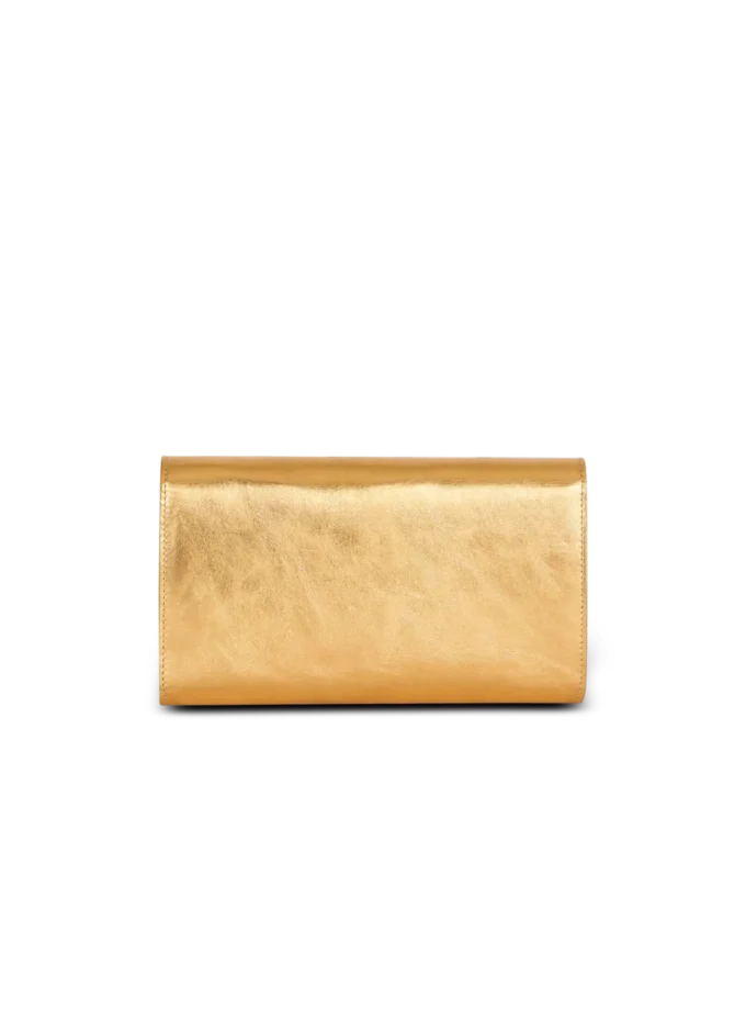 Shuffle wallet in lamé leather Shuffle wallet in lamé leather