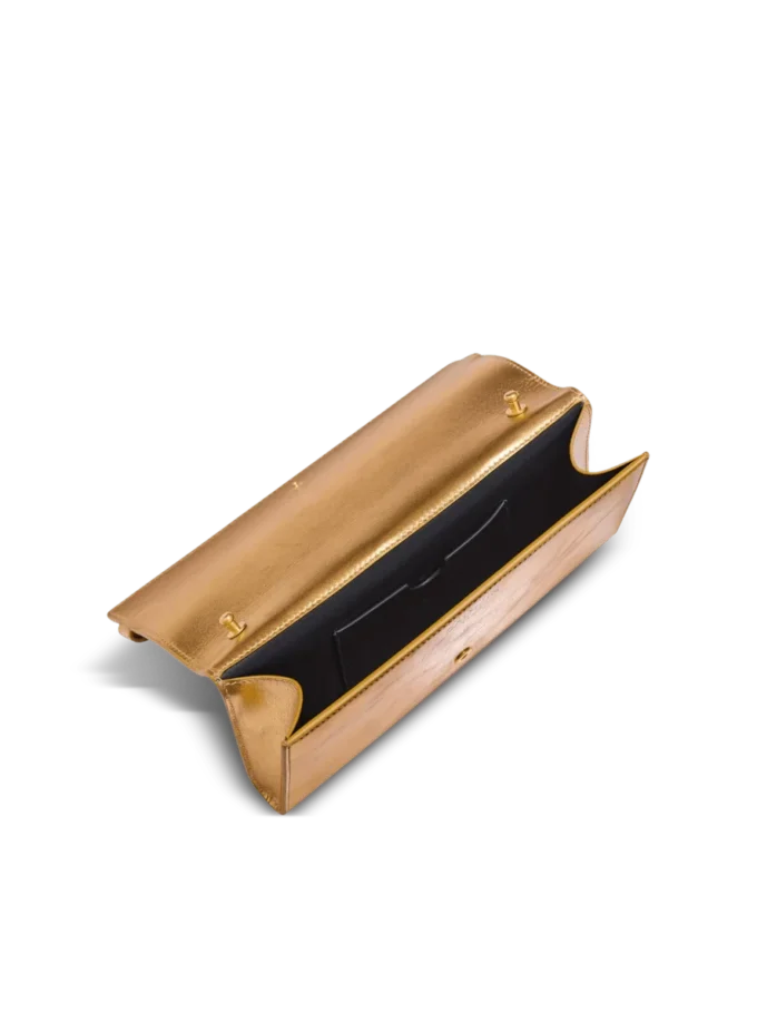 Shuffle wallet in lamé leather Shuffle wallet in lamé leather
