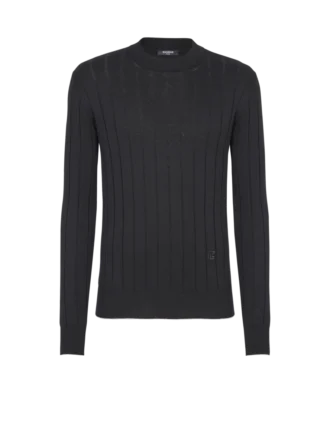 Silk and cotton knit PB jumper