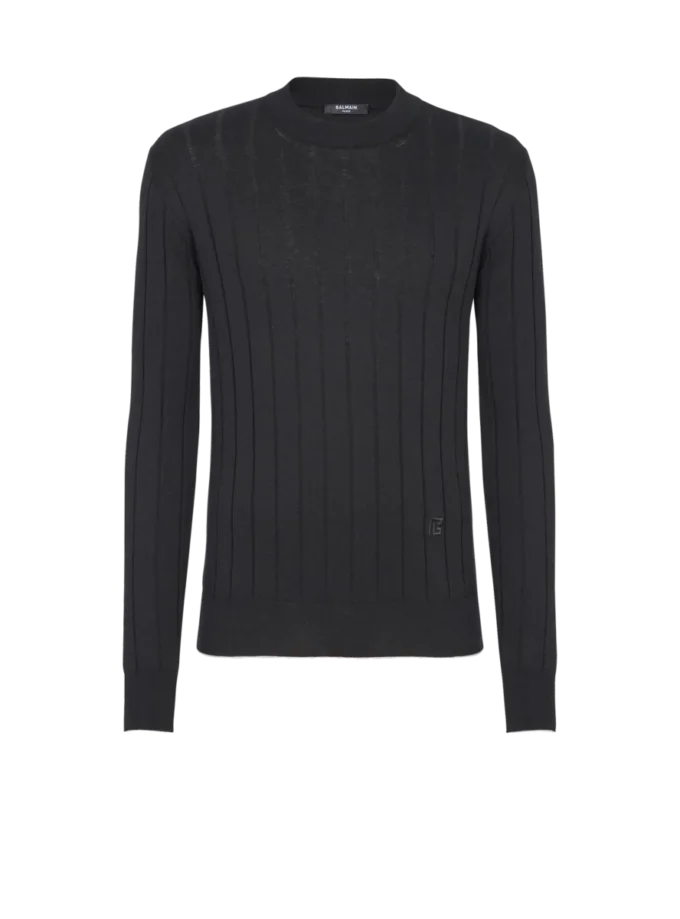 Silk and cotton knit PB jumper