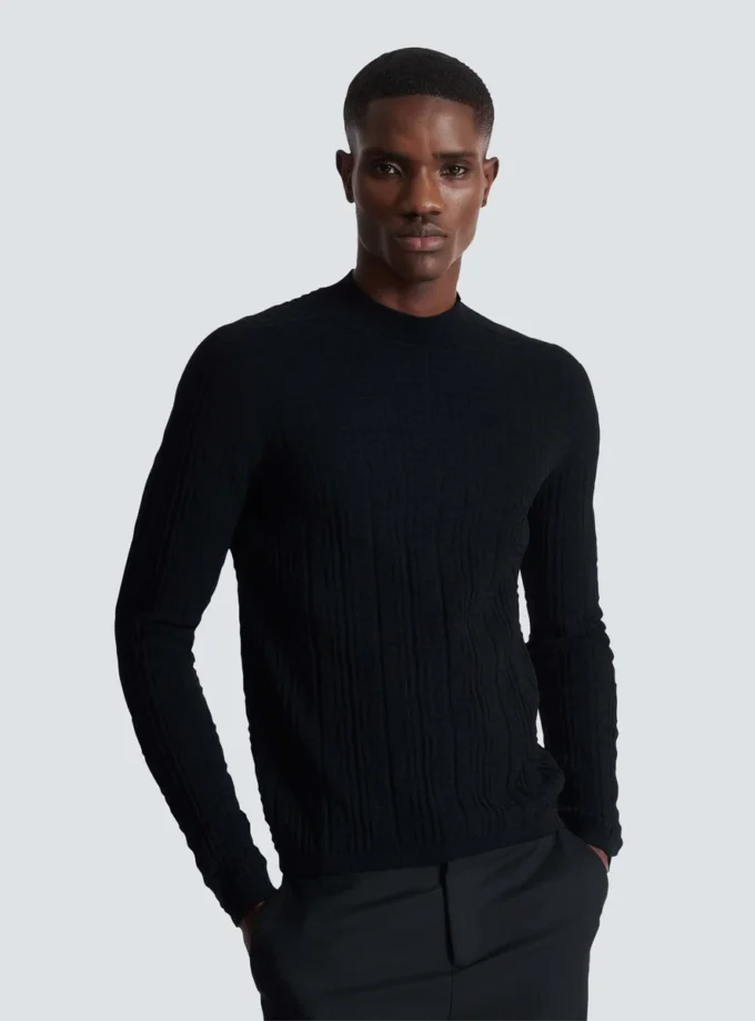Silk and cotton knit PB jumper