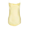 Silk satin top with thin straps