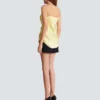 Silk satin top with thin straps
