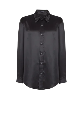 Silk shirt with crystals Silk shirt with crystals