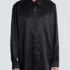 Silk shirt with crystals Silk shirt with crystals