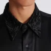 Silk shirt with crystals Silk shirt with crystals
