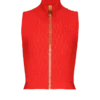 Sleeveless crocodile-knit top Sleeveless crocodile-knit top