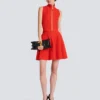 Sleeveless crocodile-knit top Sleeveless crocodile-knit top