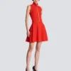 Sleeveless crocodile-knit top Sleeveless crocodile-knit top
