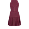 Sleeveless flared dress in openwork knit Sleeveless flared dress in openwork knit