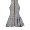 Sleeveless flared tweed dress Sleeveless flared tweed dress