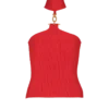 Sleeveless knit top with embellished detail Sleeveless knit top with embellished detail