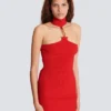 Sleeveless knit top with embellished detail Sleeveless knit top with embellished detail