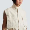 Sleeveless lambskin jumpsuit Sleeveless lambskin jumpsuit