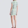 Sleeveless plaid tweed top Sleeveless plaid tweed top